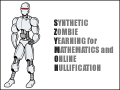 Synthetic Zombie Yearning for Mathematics and Online Nullification