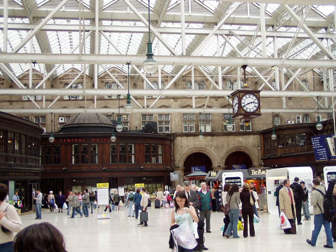 Dworzec w Glasgow