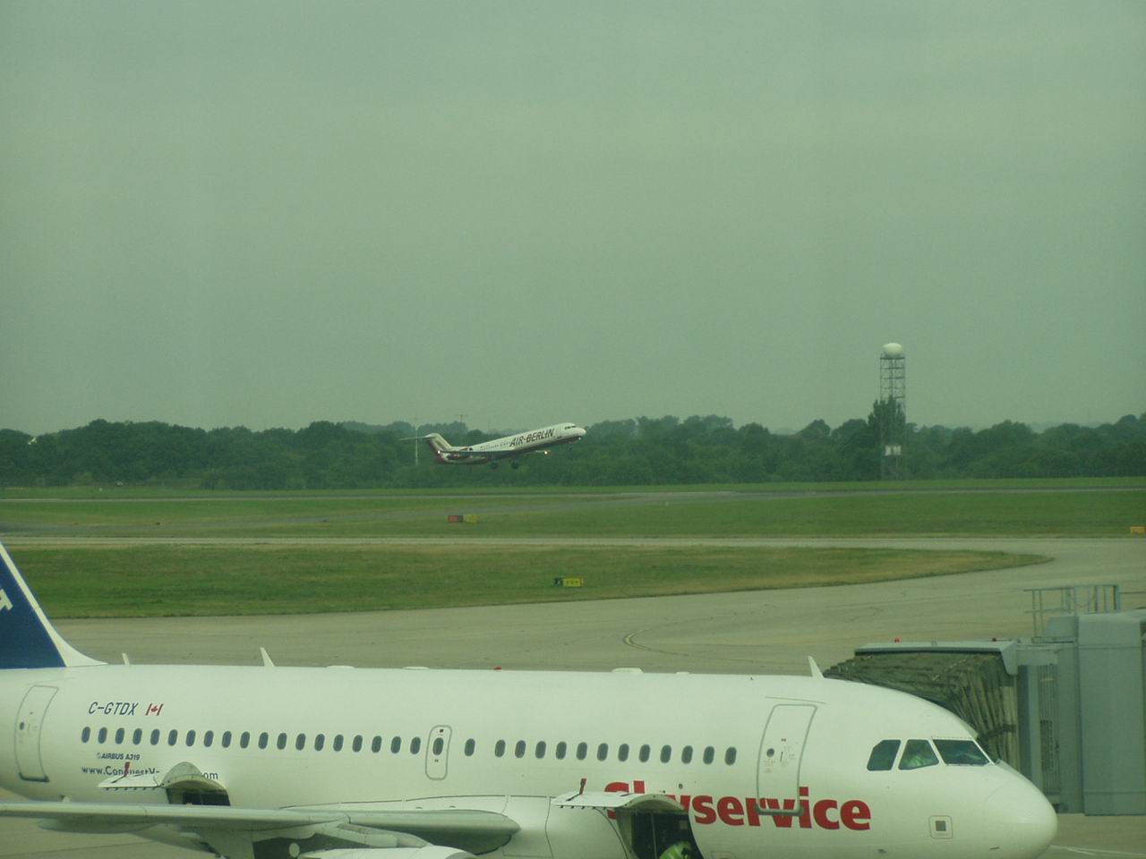 Lotnisko Stansted - start Air Berlin
